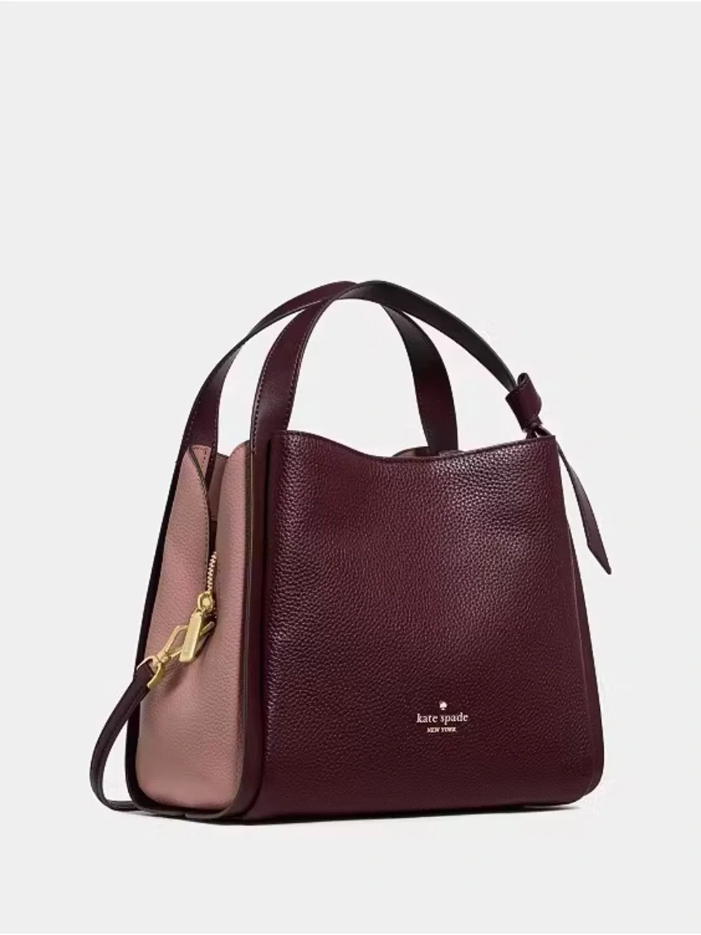 ♠️Kate Spade New York Knott Convertible Carryall Bag, Grenache Red NWT